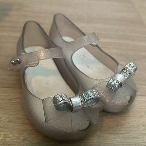 Girls size 10 Mini Melissa princess shoes